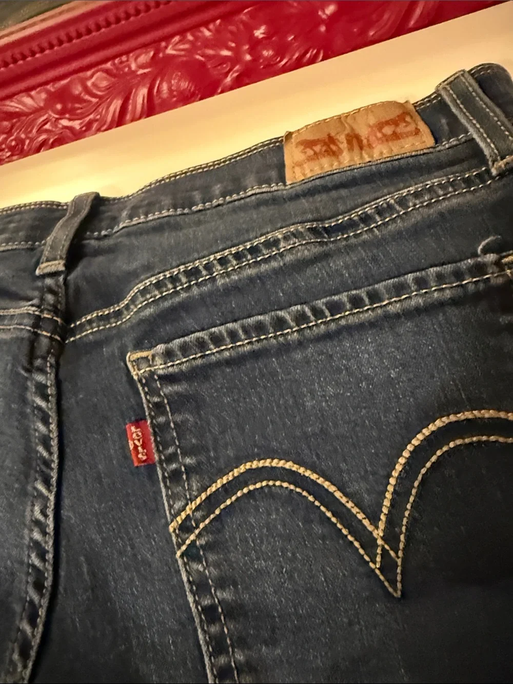 Levi's Blue Denim Women's Shorts